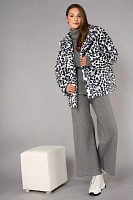 Эко шуба леопард короткая ГР ШКИ-15 фото